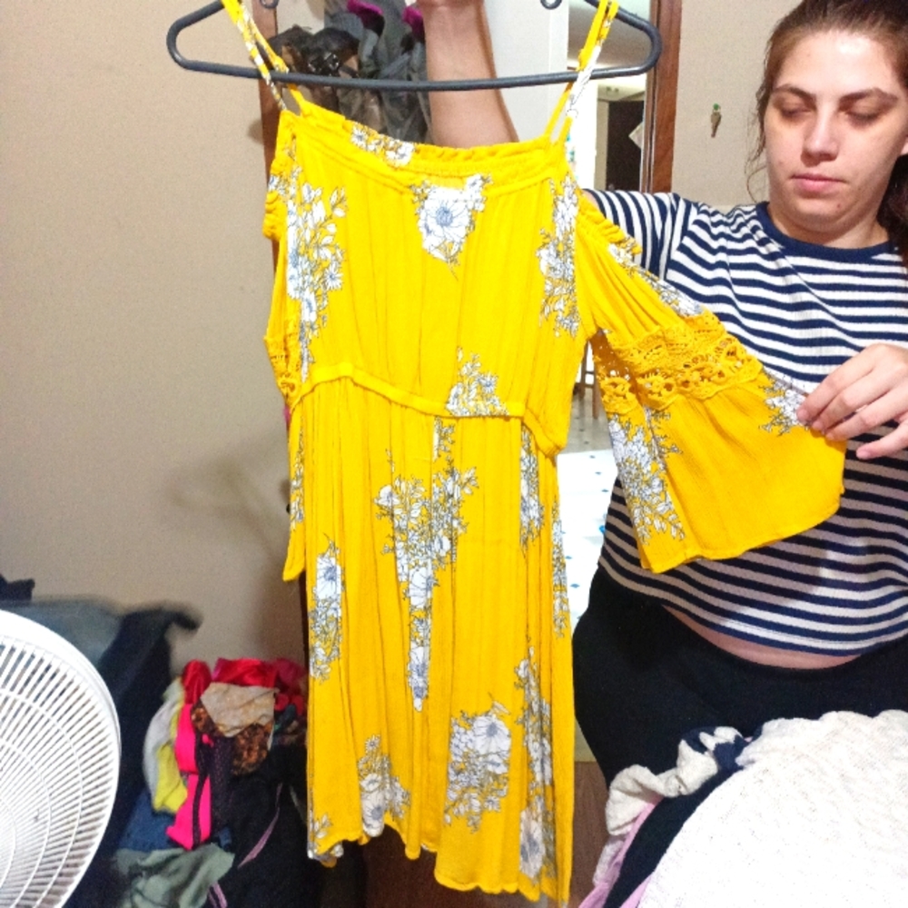 Summer dress yellow